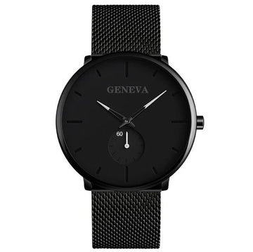 Fashion Casual Geneva Men's Quartz Stainless Steel Watch