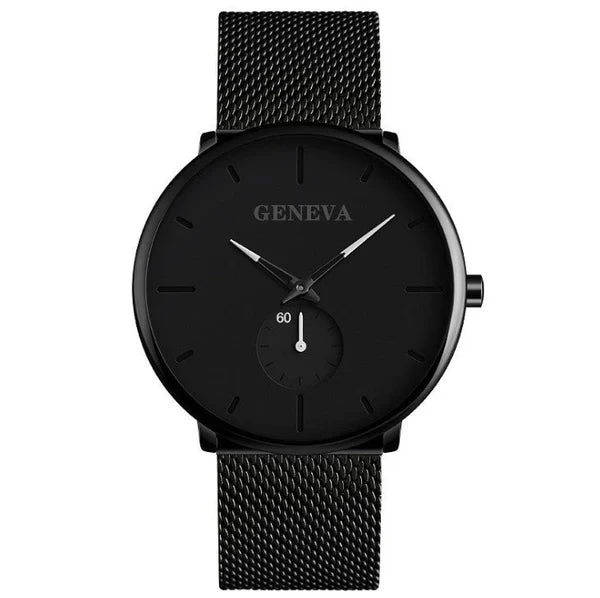 Fashion Casual Geneva Men's Quartz Stainless Steel Watch