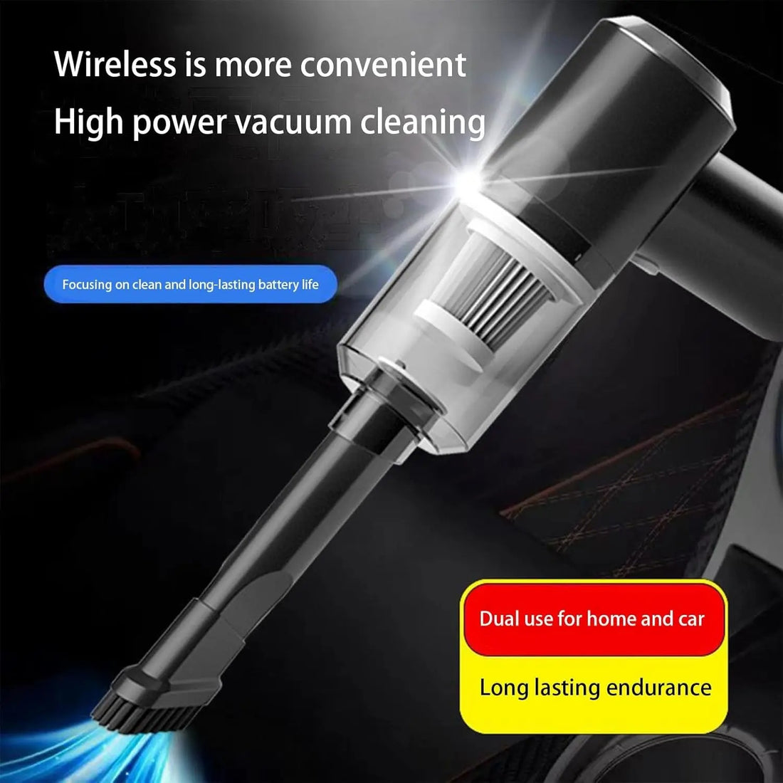 2-in-1 Smart Vacuum & Blower – Powerful, Portable and Multi-Purpose Cleaning for Home & Car